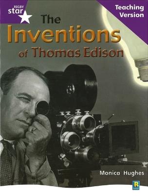 Rig Star Non-fiction Gui Reading Purple Level: The Inventions of Thomas Edison Teaching Ve - cover