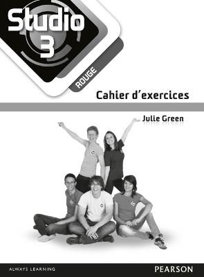 Studio 3 rouge Workbook for Pack (11-14 French) - Julie Green - cover