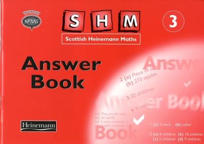Scottish Heinemann Maths 3, Answer Book - cover