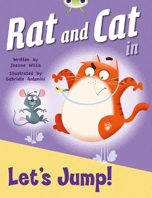 Bug Club Guided Fiction Reception Red C Rat and Cat in Let's Jump - Jeanne Willis - cover