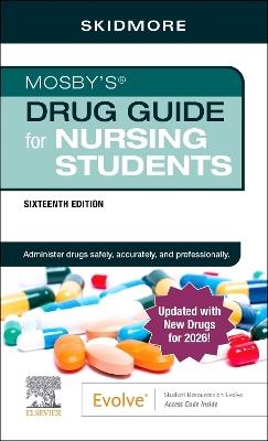 Mosby's Drug Guide for Nursing Students with 2026 Update - Linda Skidmore-Roth - cover