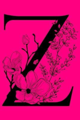 Z: Monogram Initial Letter Notebook: Customized Monogrammed Lined Gift Journal - Joyful Creations - cover