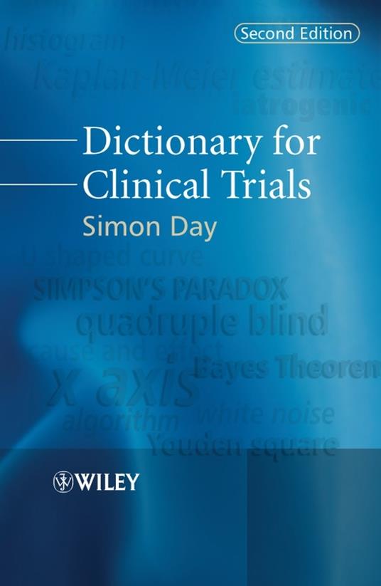 Dictionary for Clinical Trials - Simon Day - cover