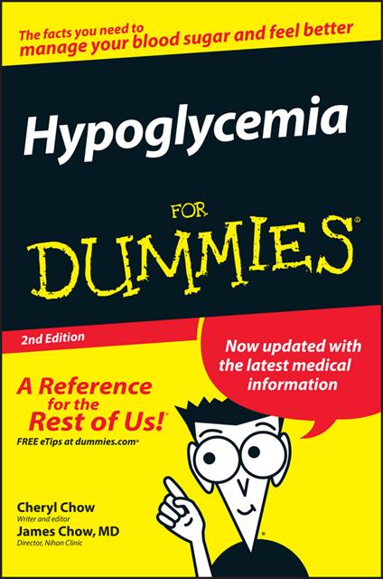 Hypoglycemia For Dummies - cover