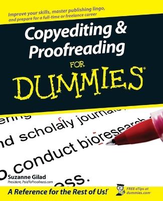 Copyediting and Proofreading For Dummies - Suzanne Gilad - cover