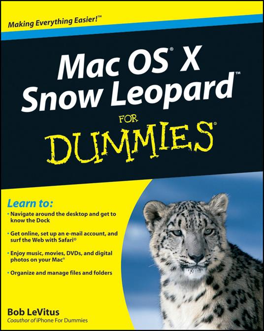 Mac OS X Snow Leopard For Dummies - Bob LeVitus - cover