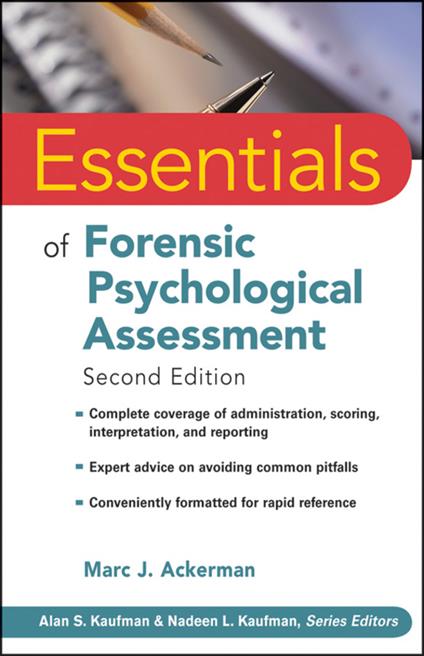 Essentials of Forensic Psychological Assessment - Marc J. Ackerman - cover