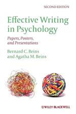 Effective Writing in Psychology: Papers, Posters,and Presentations