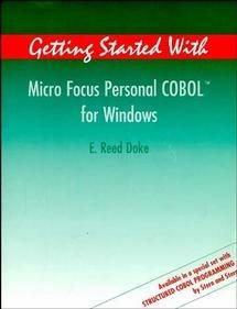 Getting Started With Micro Focus Personal COBOL for Windows - E. Reed Doke - cover