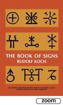 The Book of Signs - Rudolf Koch - cover
