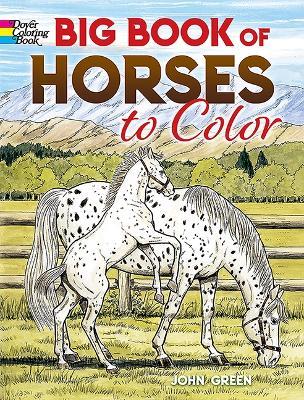 Big Book of Horses to Color - John Green - cover