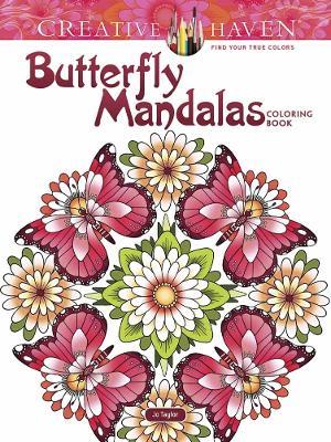 Creative Haven Butterfly Mandalas Coloring Book - Dianne Gaspas-Ettl - cover