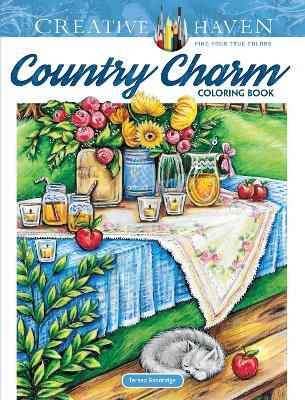 Creative Haven Country Charm Coloring Book - Teresa Goodridge - cover