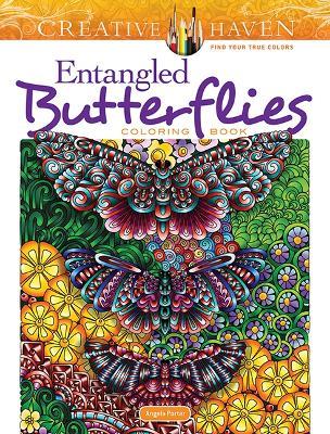 Creative Haven Entangled Butterflies Coloring Book - Angela Porter - cover