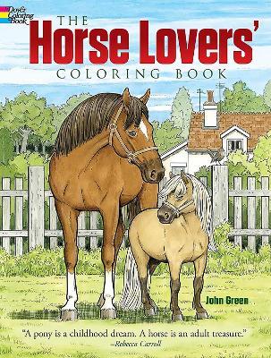 The Horse Lovers' Coloring Book - John Green - cover