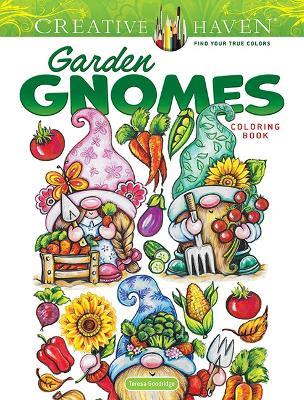 Creative Haven Garden Gnomes Coloring Book - Teresa Goodridge - cover