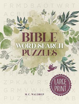 Bible Word Search Puzzles (Large Print) - M. C. Waldrep - cover
