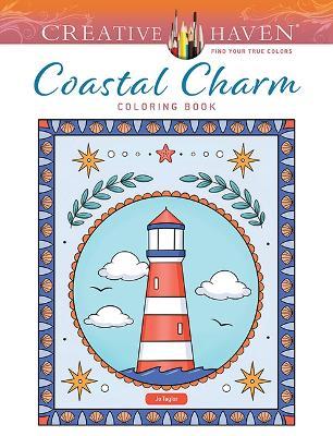 Creative Haven Coastal Charm Coloring Book - Jo Taylor - cover