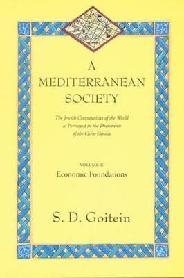 A Mediterranean Society, Volume I: The Jewish Communities of the Arab World as Portrayed in the Documents of the Cairo Geniza, Economic Foundations - S. D. Goitein - cover
