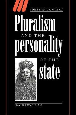 Pluralism and the Personality of the State - David Runciman - cover