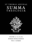 Summa Theologiae: Volume 12, Human Intelligence: 1a. 84-89 - Thomas Aquinas - cover