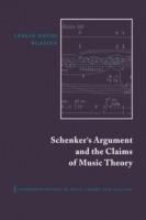 Schenker's Argument and the Claims of Music Theory - Leslie David Blasius - cover