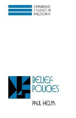 Belief Policies - Paul Helm - cover