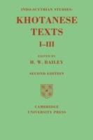 Indo-Scythian Studies: Being Khotanese Texts Volume I-III: Volume 1-3 - cover
