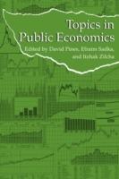 Topics in Public Economics: Theoretical and Applied Analysis - cover