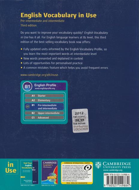 English vocabulary in use. pre-intermediate & intermediate. Per le Scuole superiori. Con espansione online - Stuart Redman - 2