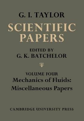 The Scientific Papers of Sir Geoffrey Ingram Taylor - cover