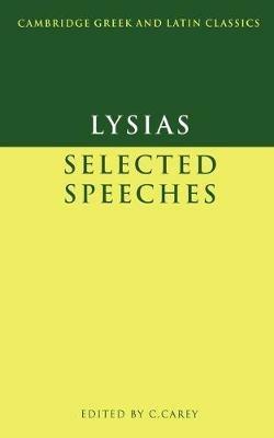 Lysias: Selected Speeches - Lysias - cover