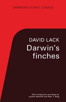 Darwin's Finches - David Lack - cover
