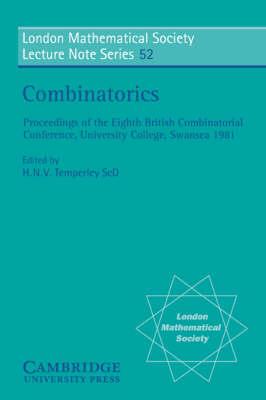 Combinatorics - H. N. V. Temperley - cover