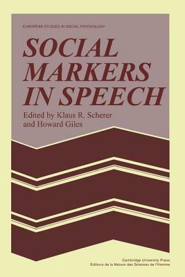 Social Markers in Speech - cover