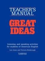 Great Ideas Teacher's manual: Listening and Speaking Activities for Students of American English - Leo Jones,Victoria Kimbrough - cover