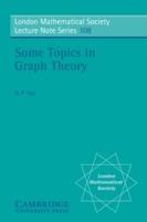 Some Topics in Graph Theory - Hian Poh Yap - cover