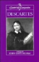 The Cambridge Companion to Descartes - cover