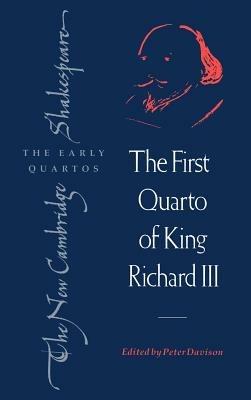 The First Quarto of King Richard III - William Shakespeare - cover
