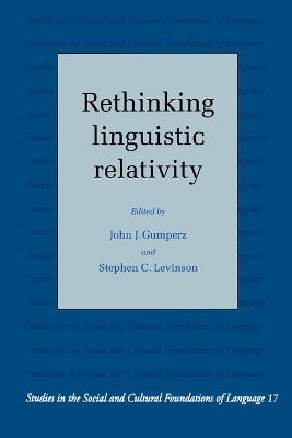 Rethinking Linguistic Relativity - cover