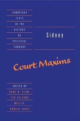 Sidney: Court Maxims - Algernon Sidney - cover