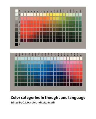 Color Categories in Thought and Language - cover