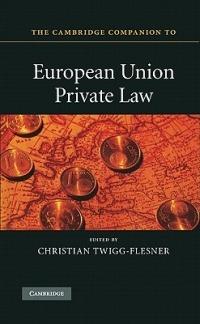The Cambridge Companion to European Union Private Law - cover