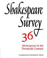 Shakespeare Survey - cover