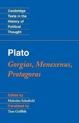 Plato: Gorgias, Menexenus, Protagoras - cover