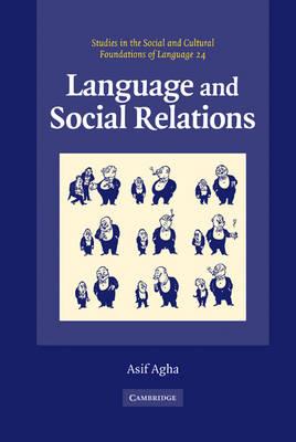 Language and Social Relations - Asif Agha - cover