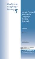 Verbal Protocol Analysis in Language Testing Research: A Handbook - Alison Green - cover