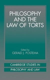Philosophy and the Law of Torts - cover