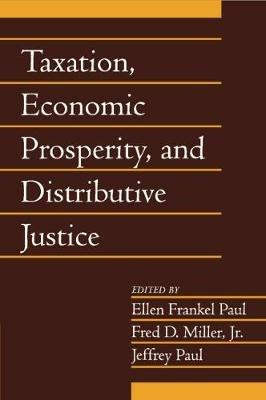 Taxation, Economic Prosperity, and Distributive Justice: Volume 23, Part 2 - cover