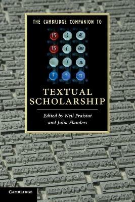 The Cambridge Companion to Textual Scholarship - cover